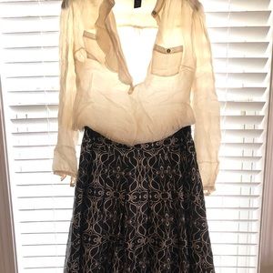 Combo skirt and shirt